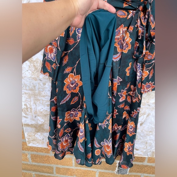 BCBGMAXAZRIA Floral Wrap Dress size medium - Picture 11 of 16